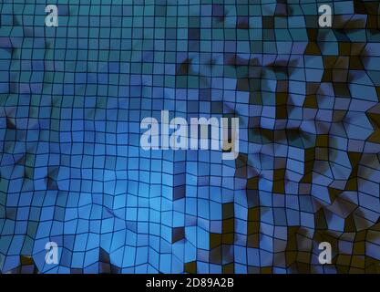 Data visualization abstract image. Stock Vector