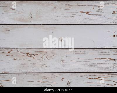 White wood plank surface background Stock Photo