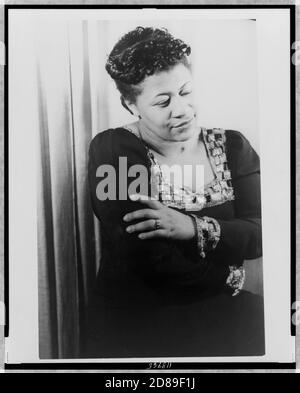 Ella Fitzgerald, first lady of Jazz, portrait, 1940s Stock Photo