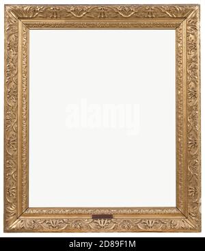 Golden vintage style frame, decorative Stock Photo