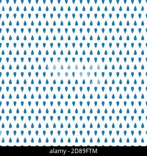 geometric seamless pattern blue drops for design Stock Vector