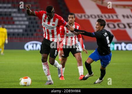 Ibrahim Sangare of PSV Eindhoven, Luis Milla of Granada during the UEFA Europa League, Group Stage, Group E football match between PSV Eindhoven and C Stock Photo