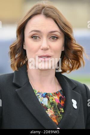 Keeley Hawes. P& G Capital Clean Up Photocall, Potters Field Park, London. UK Stock Photo