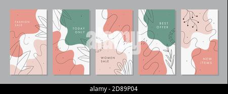 Trendy abstract universal template for promotion sale. Able to use for social media posts, stories, mobile apps, banners design, web or internet ads. Stock Vector