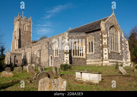 St Mary and St Peter Church, Kelsale, Suffolk, England Stock Photo