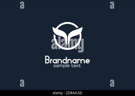 Simple and Minimalist Wing Logo Design Concept Stock Vector