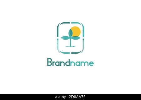 Environment and Agriculture logo design concept. Stock Vector