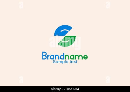 Alms logo design, Vector illustration of a giving and receiving hand. Stock Vector