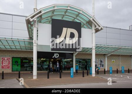 Woodfields Retail Park, Bury. Stock Photo