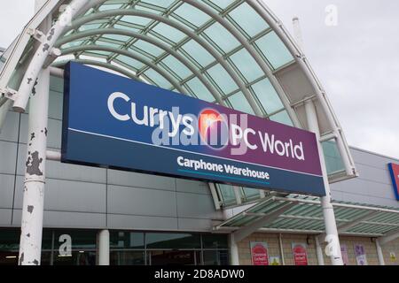 Woodfields Retail Park, Bury. Stock Photo