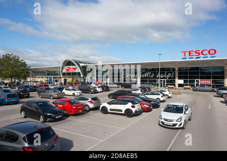 Woodfields Retail Park, Bury. Stock Photo