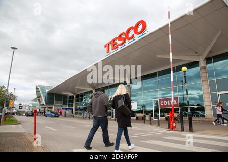 Woodfields Retail Park, Bury. Stock Photo