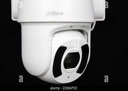 Bordeaux , Aquitaine / France - 10 20 2020 : Dahua Technology logo and sign on CCTV cameras video surveillance product Stock Photo