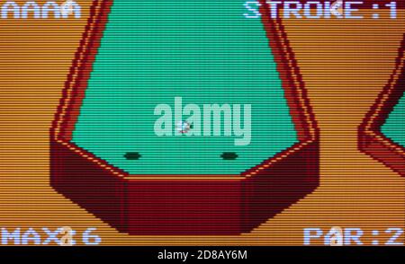Krazy Ace Miniature Golf - Atari Lynx Videogame - Editorial use only Stock Photo