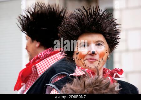 Straßenkarneval im Rheinland, Brühl, Nordrhein-Westfalen, Deutschland Stock Photo