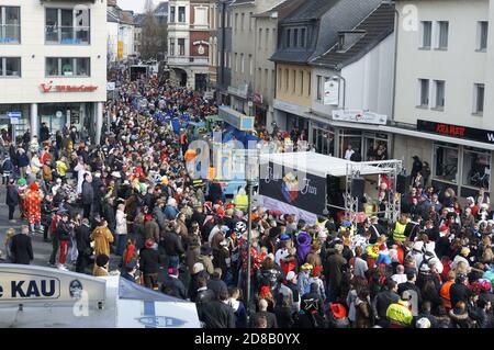 Straßenkarneval im Rheinland, Brühl, Nordrhein-Westfalen, Deutschland Stock Photo