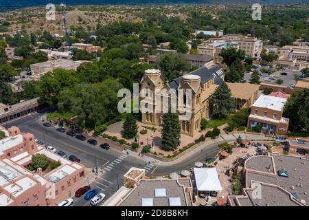 The Cathedral Basilica of St Francis of Assisi, Santa Fe, New Mexico, USA Stock Photo