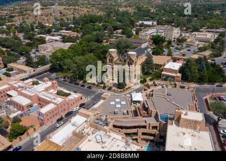 The Cathedral Basilica of St Francis of Assisi, Santa Fe, New Mexico, USA Stock Photo