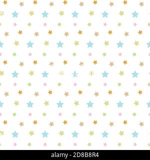 gentle light stellar vector seamless pattern Stock Vector