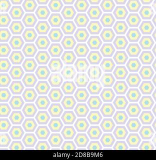 abstract bright colored geometric honeycomb pattern for design Stock Vector