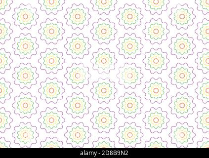 abstract geometric bright colored seamless pattern Stock Vector