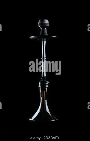 handmade hookah on a black background Stock Photo