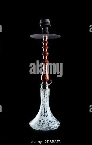 handmade hookah on a black background Stock Photo