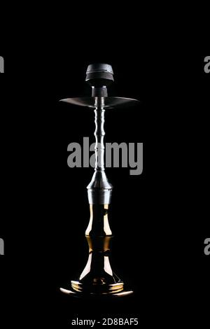 handmade hookah on a black background Stock Photo