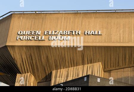The Queen Elizabeth Hall and Purcell Rooms on the Southbank. London