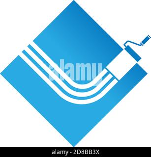 Paint logo font design concept illustrator Stock Vector Image & Art - Alamy