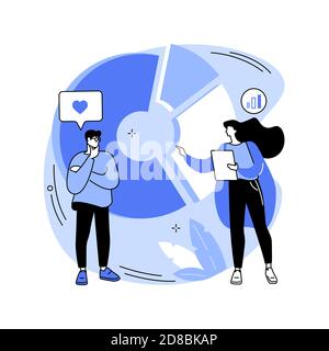 Competitor research abstract concept vector illustration. Stock Vector