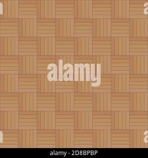 Abstract Brown Square Background, The Floorboards Patterns Stock Vector