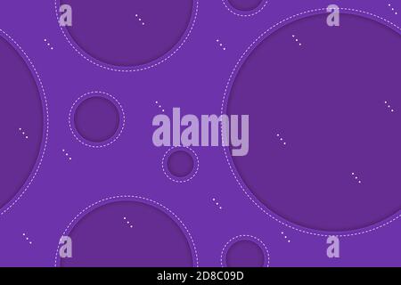 Seamless geometric pattern with circles and dotted lines for simple backgrounds, textures and packaging, banners and posters. Stock Vector