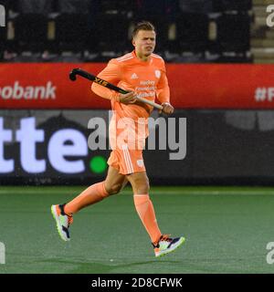 AMSTELVEEN, 27-10-2020, Wagener Stadion, FIH Pro League 2020, Netherlands - Great Britain (Men), Thijs van Dam. Stock Photo