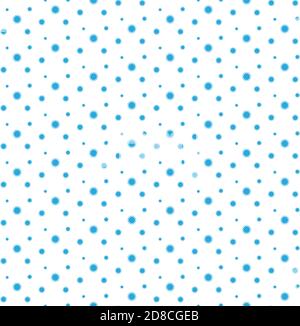 winter vector seamless pattern in blue tones Stock Vector