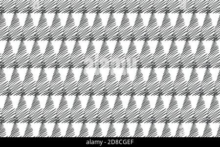 Vector seamless pattern. Modern stylish texture. Repeating geometric tiles with dotted triangles. Trendy hipster background Stock Vector