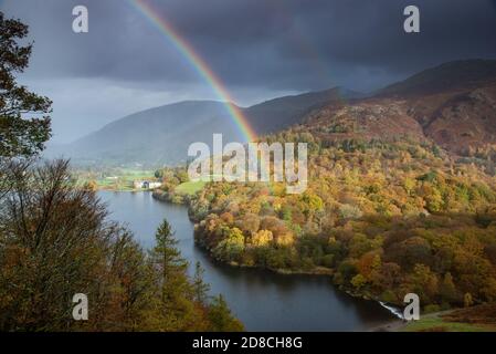 Autumn colours, Grasmere, Cumbria in the Lake District. Stock Photo
