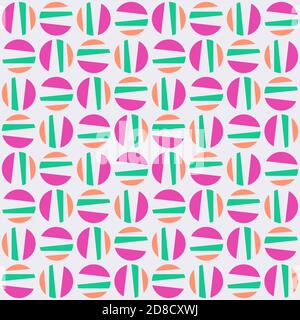 Clear shapes and colors will transform any surface and make it attractive. Seamless pattern for the web, advertising, textiles, printing products, and Stock Vector