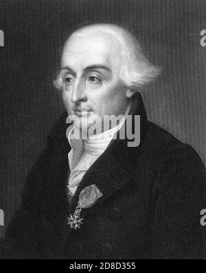 JOSEPH-LOUIS LAGRANGE (1736-1813) Italian mathematician and astronomer Stock Photo