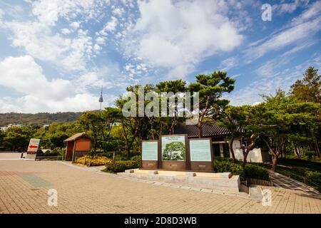 Namsangol Hanok Village in South Korea Stock Photo