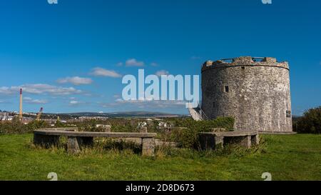 View of Mount Batten Tower in Plymouth in Devon in England in Europe Stock Photo