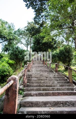 Deopahar Ruins, The Deopahar Archaeological Site is situated in Numaligarh, Golaghat district, Assam Stock Photo