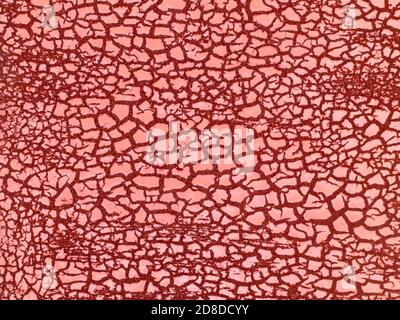 Rough rust cracked painted metal wall surface background Stock Photo