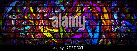 Grunge style colorful paint wall background, abstract urban background, street art, panoramic image Stock Photo