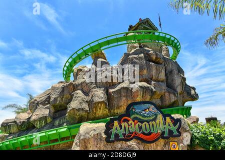 Gold Reef City Theme Park, Johannesburg, South Africa on 30th December 2019 Stock Photo