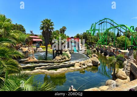 Gold Reef City Theme Park, Johannesburg, South Africa on 30th December 2019 Stock Photo