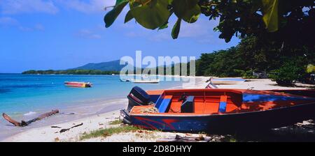 Paradise Beach, Carriacou Islands, Grenada, Caribbean Stock Photo