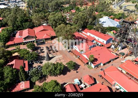 Aerial view of the Gold Reef City, Johannesburg, South Africa Stock Photo