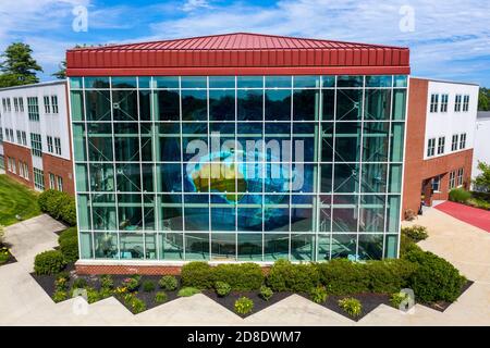 Eartha Globe, Garmin Headquarters (DeLorme),  Yarmouth, Maine, USA Stock Photo