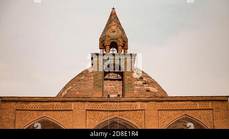 Vank church building view from outside. cathedral dedicated to Armenian deportees, with a domed sanctuary & colorful frescoes Stock Photo